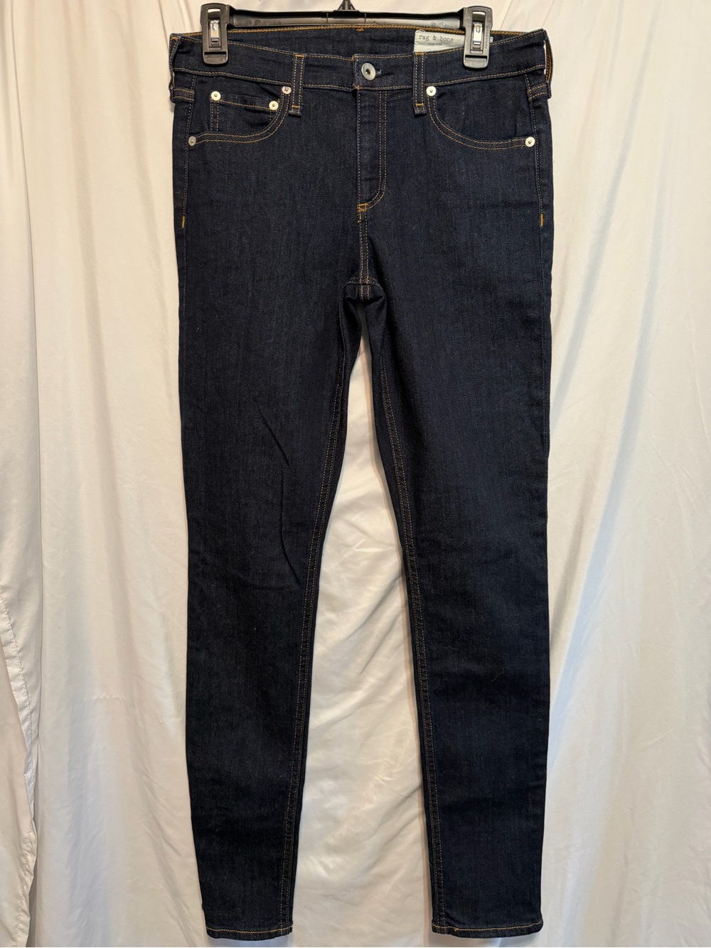 rag & bone Women’s Dark Indigo Skinny Jeans